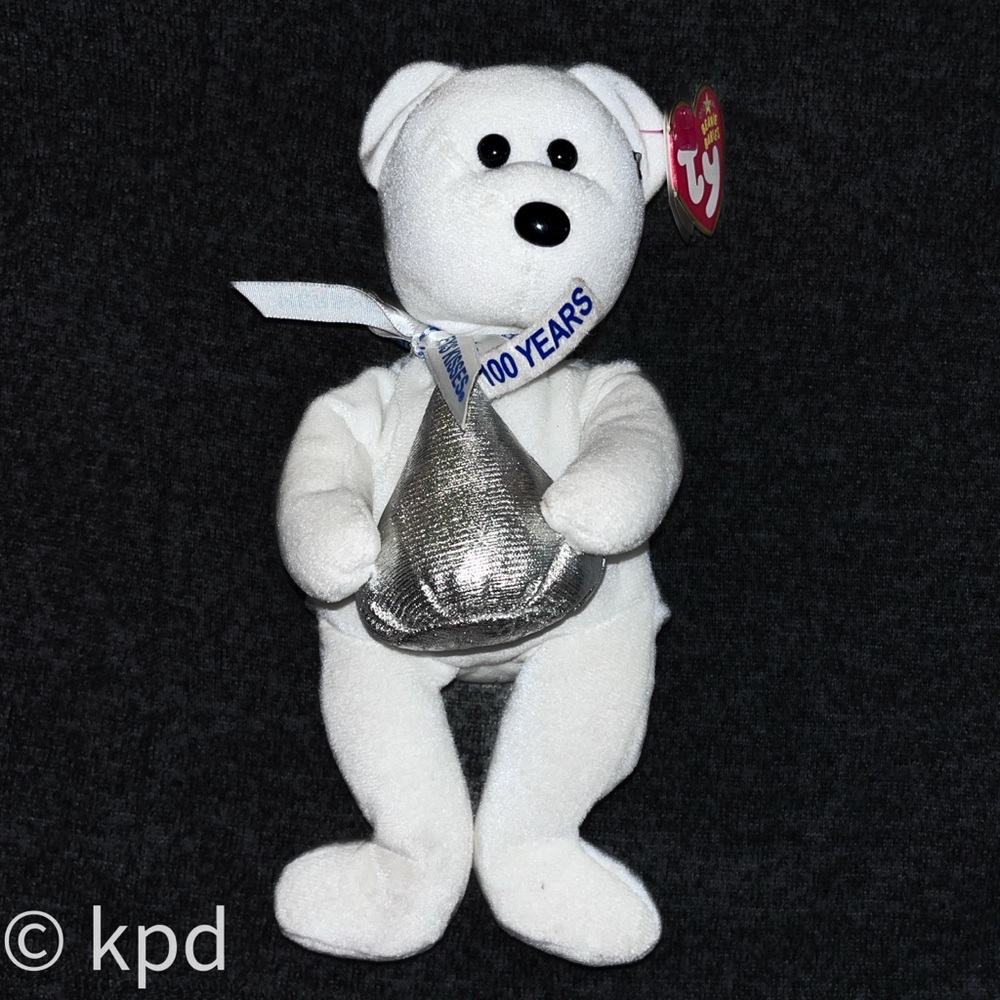 8” Ty Beanie Baby HUGSY Hershey Kisses Bear Walgreen's Excl. MWMT Plush Stuffed